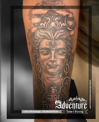 Shiv Mahadev tattoo design Adventure Tattoo Ahmedabad
